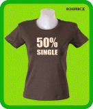 50% Single - girl